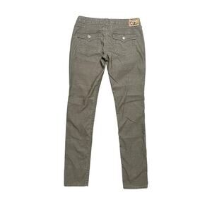 True Religion Women’s Jodie Skinny Jeans - Green / Tan Color‎ Y2K Unique - 31